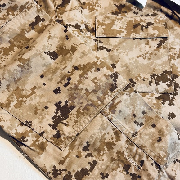 USMC Marine Perimeter Insect Guard Blouse Shirt Marpat Camo Medium/Regular New - Picture 2 of 11